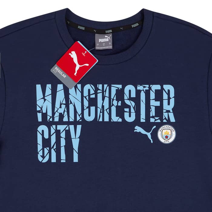 2020-21 Manchester City Puma Core Fan Sweat Top