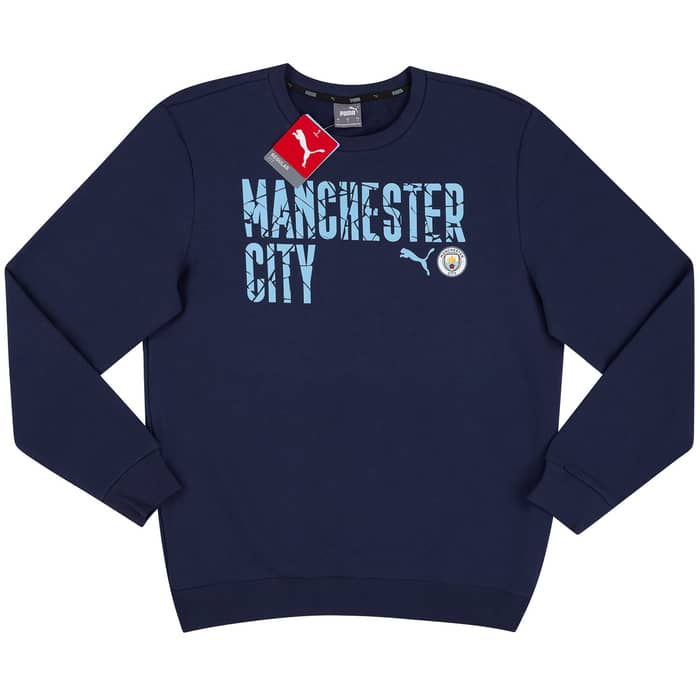 2020-21 Manchester City Puma Core Fan Sweat Top