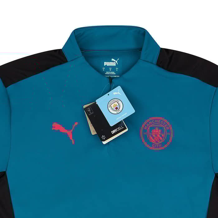 2021-22 Manchester City Puma 1/4 Zip Training Top