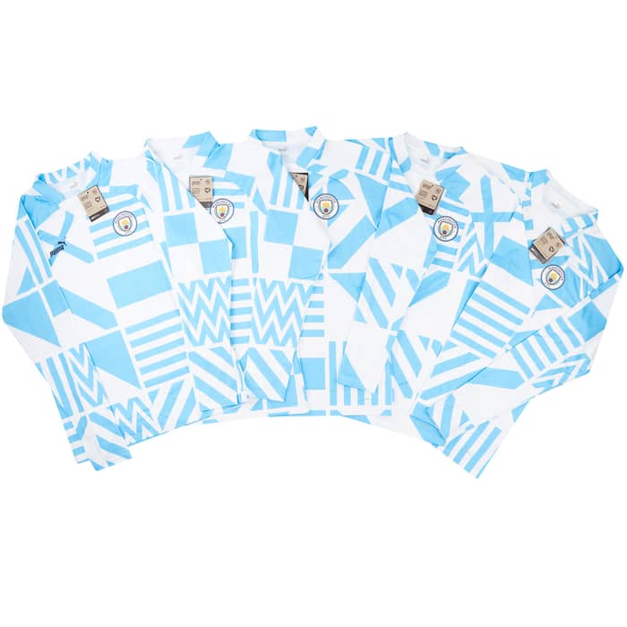 2022-23 Manchester City Puma Pre-Match Training Sweat Top