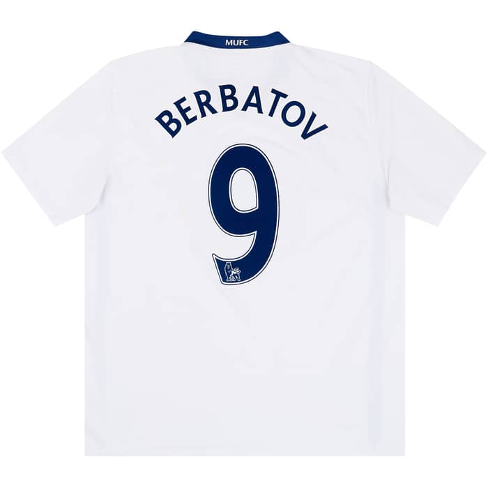 2008-10 Manchester United Away Shirt Berbatov #9 - 6/10 - XXL