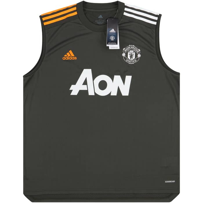 2020-21 Manchester United adidas Training Vest - NEW