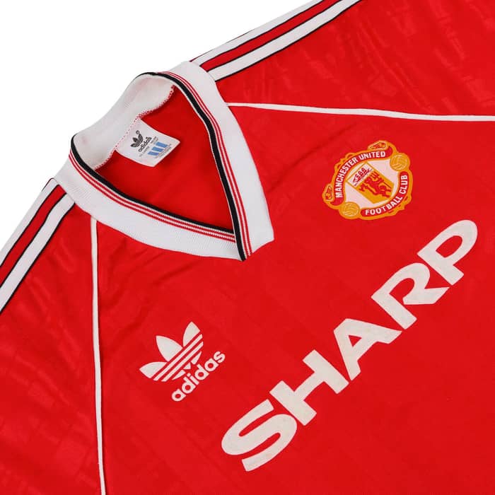 1988-90 Manchester United Home Shirt - 6/10 - (S)