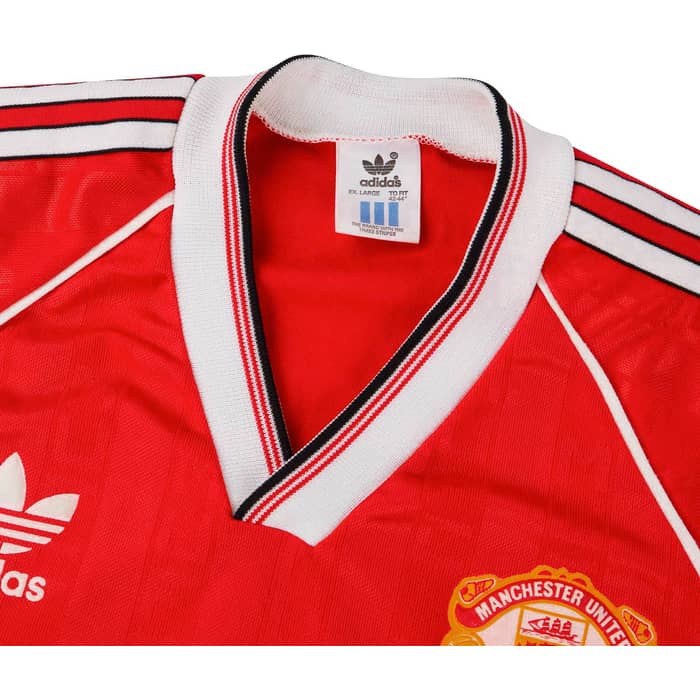 1988-90 Manchester United Home Shirt - 6/10 - (S)