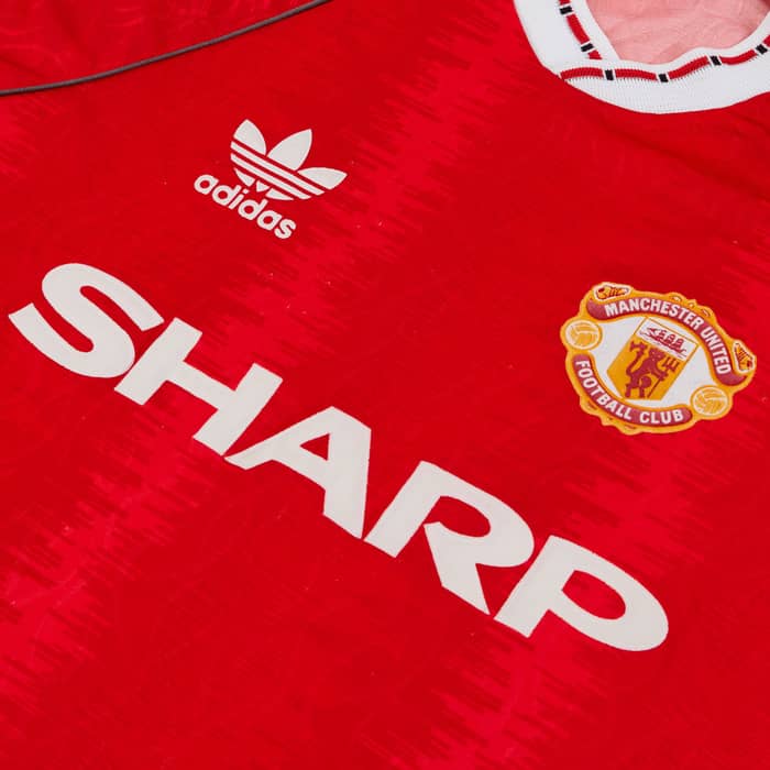 1990-92 Manchester United Home Shirt - 6/10 - (S)