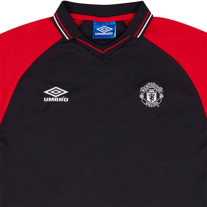 1998-99 Manchester United Umbro Training Shirt - 8/10 - (Y)