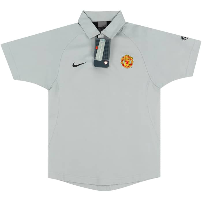 2002-03 Manchester United Nike Polo Shirt (M.Kids)