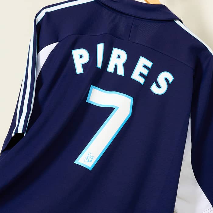 1999-00 Olympique Marseille Away Shirt Pires #7 - 6/10 - (XL)
