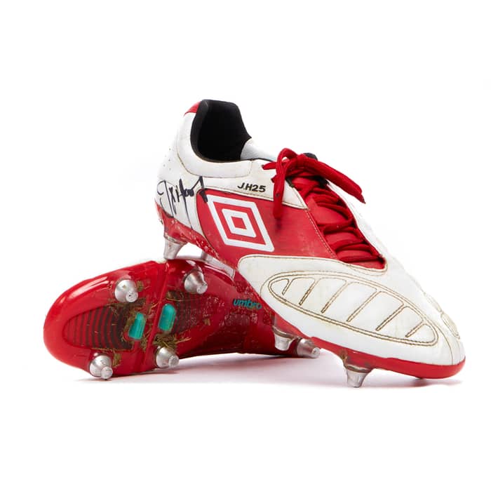 2012 Umbro Match Worn Geomatra Pro Football Boots (Joe Hart) *Good* SG 10½