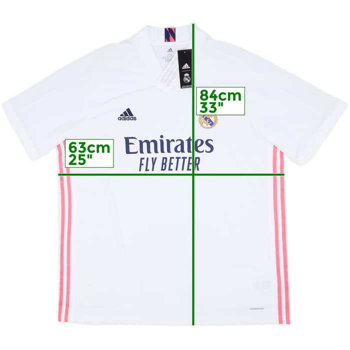 2020-21 Real Madrid Home Shirt Benzema #9 (XXL)