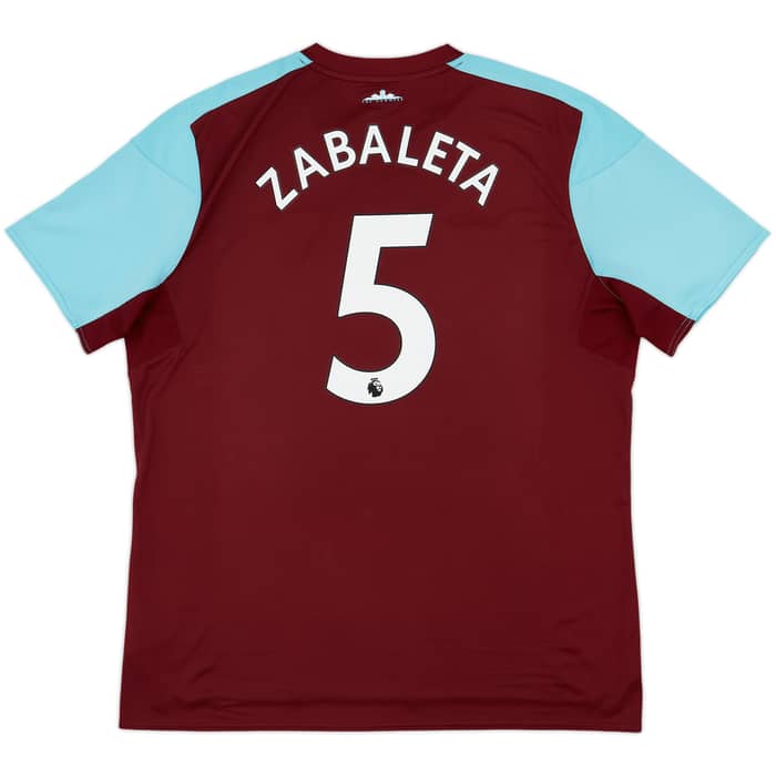 2017-18 West Ham Home Shirt Zabaleta #5 - 7/10 - (3XL)