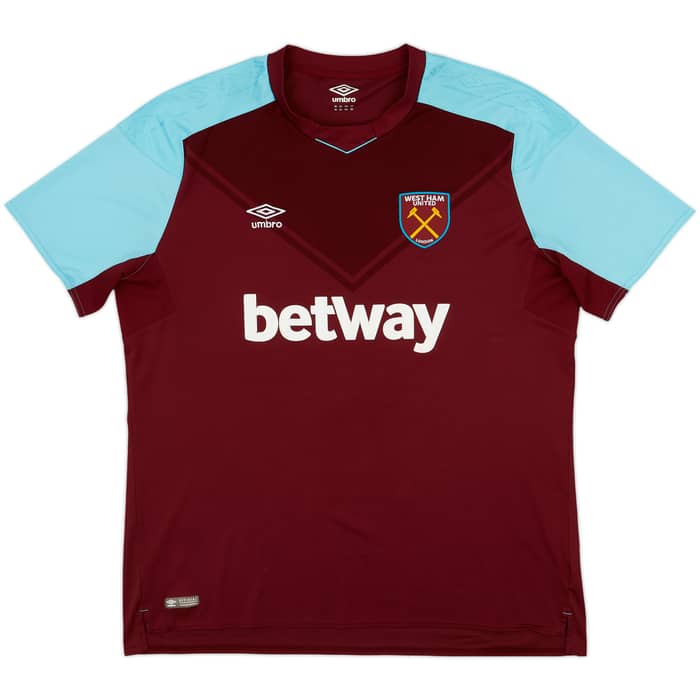 2017-18 West Ham Home Shirt Zabaleta #5 - 7/10 - (3XL)