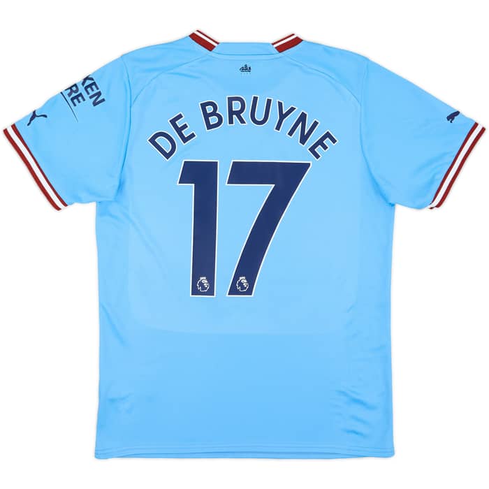 2022-23 Manchester City Home Shirt De Bruyne #17 (M)