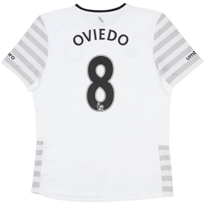 2015-16 Everton Away Shirt Oviedo #8 - 9/10 - (XL)