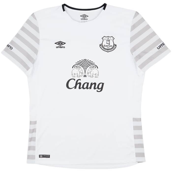 2015-16 Everton Away Shirt Oviedo #8 - 9/10 - (XL)