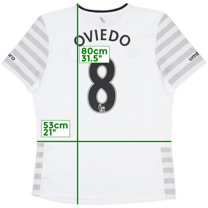 2015-16 Everton Away Shirt Oviedo #8 - 9/10 - (XL)