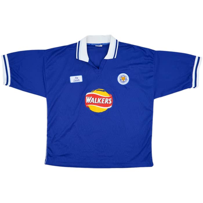 1998-00 Leicester Home Shirt Savage #14 - 9/10 - (XL)