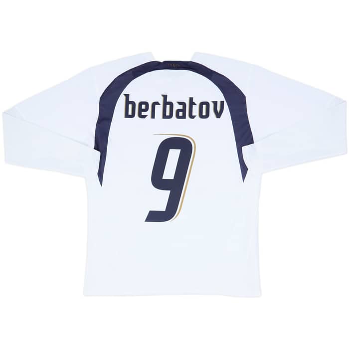 2006-07 Tottenham Home L/S Shirt Berbatov #9 - 9/10 - (M)