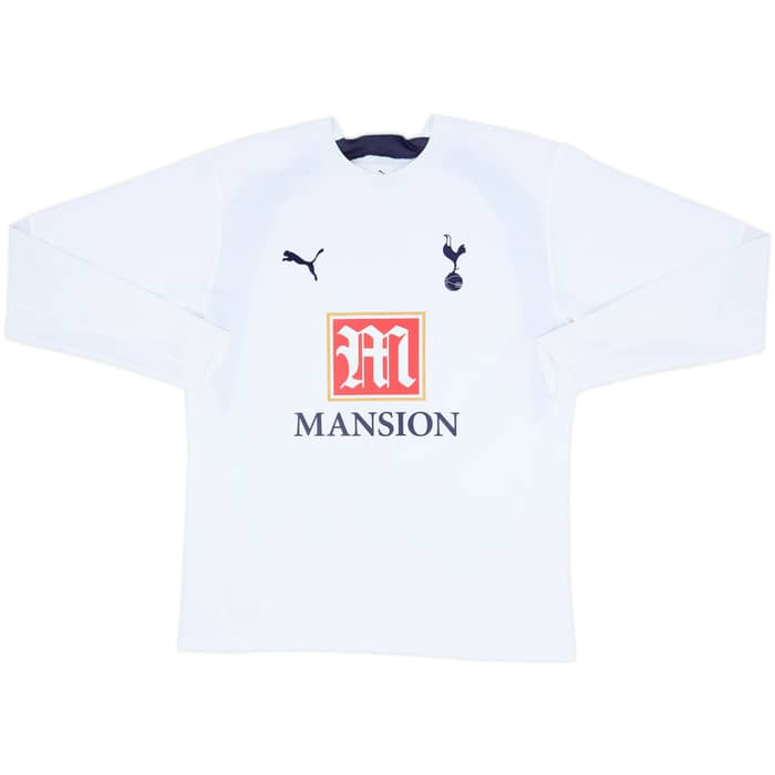 2006-07 Tottenham Home L/S Shirt Berbatov #9 - 9/10 - (M)