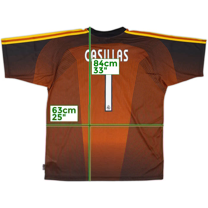 2003-04 Real Madrid GK Shirt Casillas #1 (L)