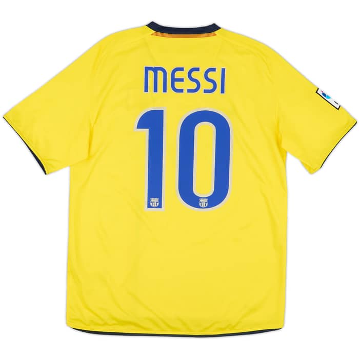 2008-10 Barcelona Away Shirt Messi #10