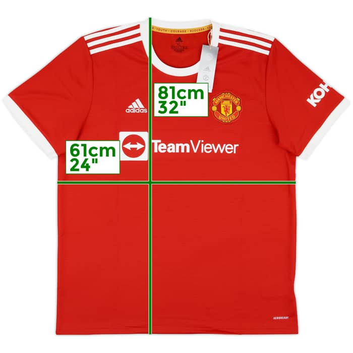 2021-22 Manchester United Home Shirt Ronaldo #7 (XL)