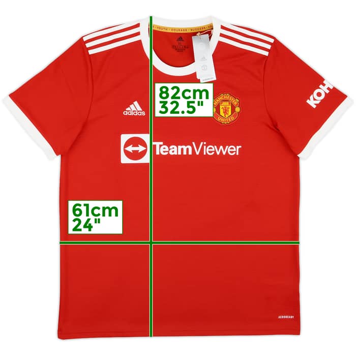 2021-22 Manchester United Home Shirt Ronaldo #7 (XL)