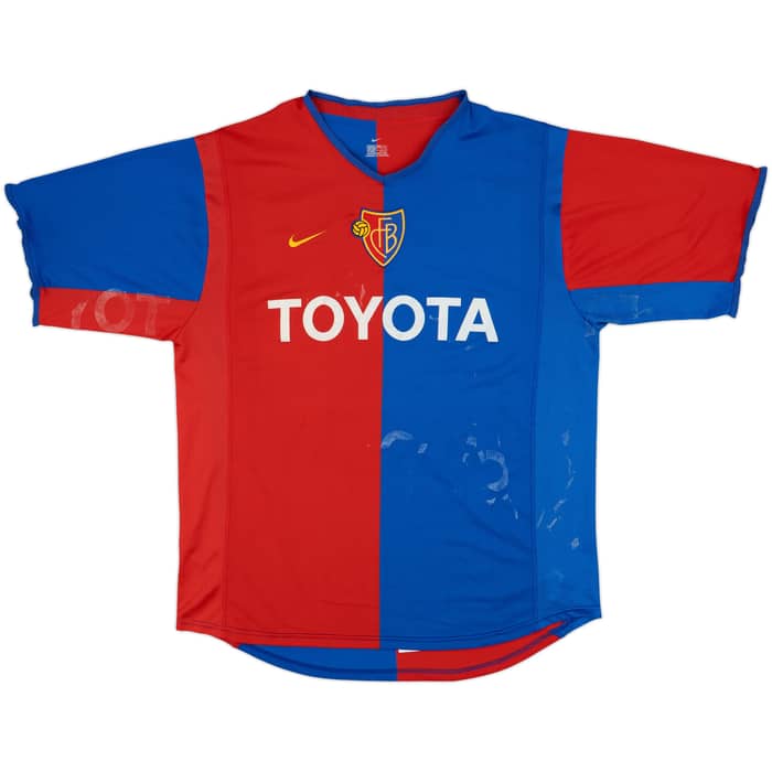 2002-04 FC Basel Home Shirt Cantaluppi #17 - 4/10 - (XL)