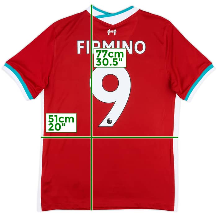 2020-21 Liverpool Home Shirt Firmino #9 - 8/10 - (M)