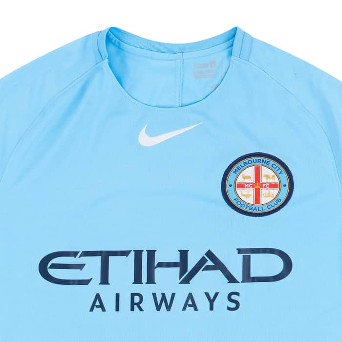 2017-18 Melbourne City Player Issue Home Shirt # (Very Good)