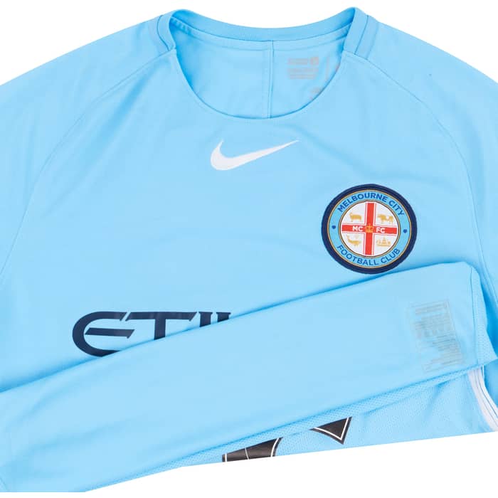 2017-18 Melbourne City Player Issue Home Shirt # (Very Good)