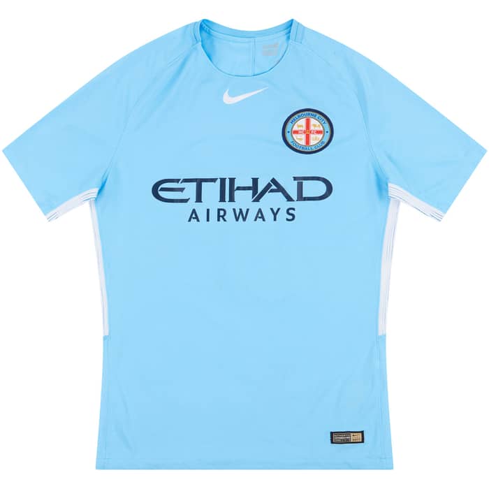 2017-18 Melbourne City Player Issue Home Shirt # (Very Good)