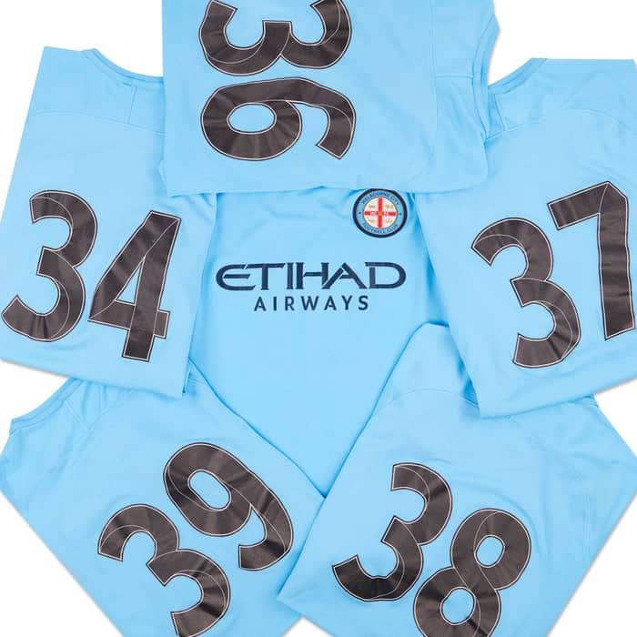 2017-18 Melbourne City Player Issue Home Shirt # (Very Good)