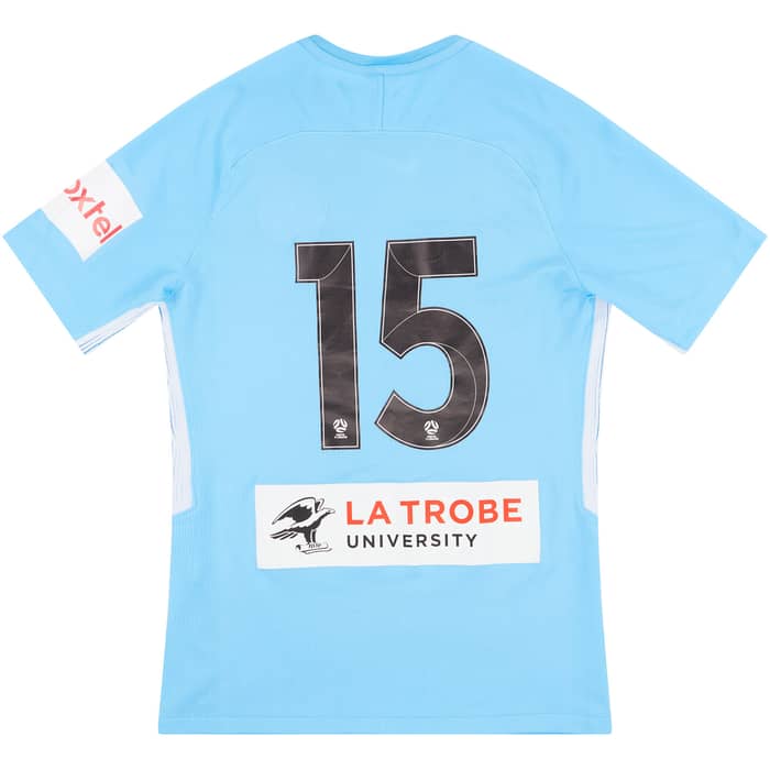 2018-19 Melbourne City Y-League Match Worn Home Shirt # (Very Good)