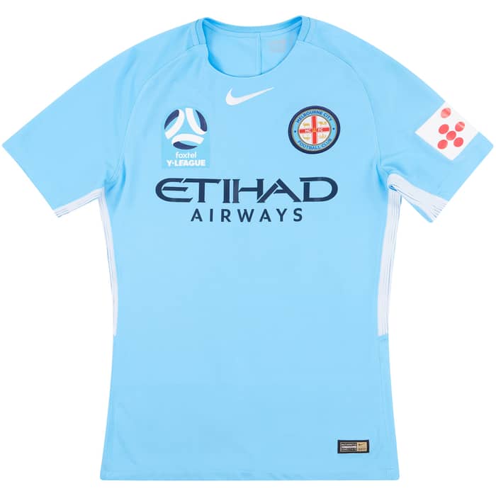2018-19 Melbourne City Y-League Match Worn Home Shirt # (Very Good)