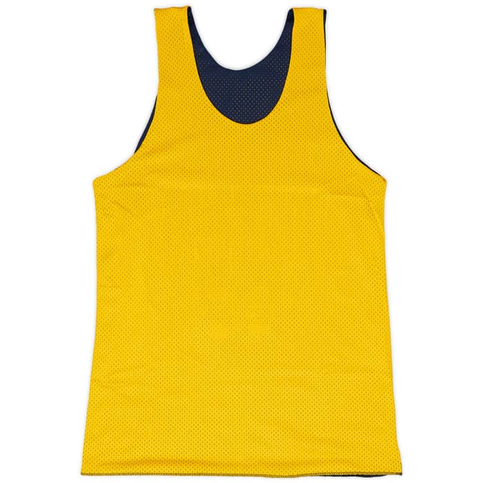1980s Michigan Wolverines Champion Reversible Jersey (Away) M
