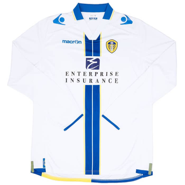 2013-14 Leeds United L/S Home Shirt - 9/10 - (3XL)