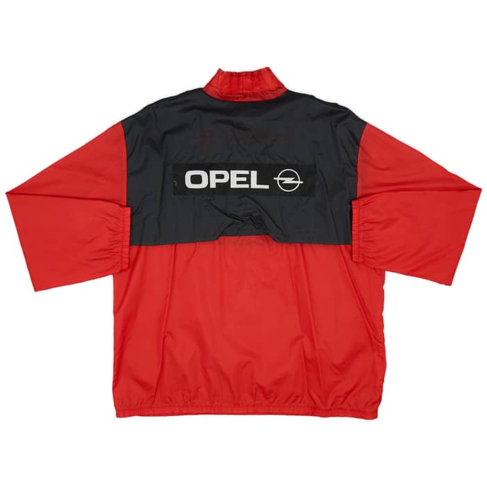1994-95 AC Milan Lotto 1/4 Zip Drill Top - 5/10 - (L)
