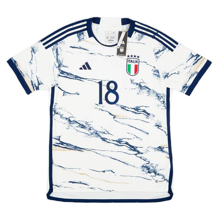 2023-24 Italy Away Shirt Barella #18