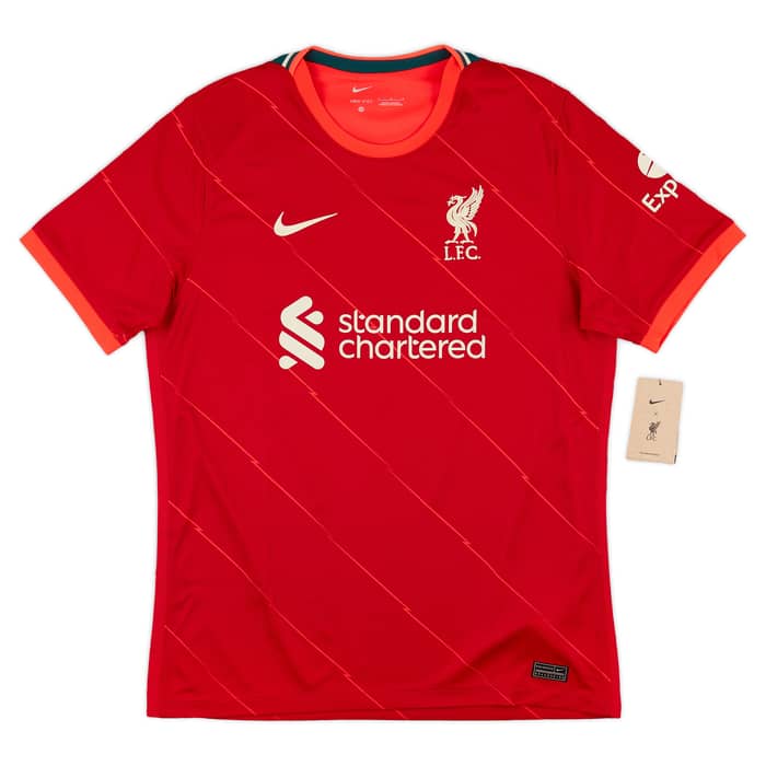 2021-22 Liverpool Home Shirt M.Salah #11