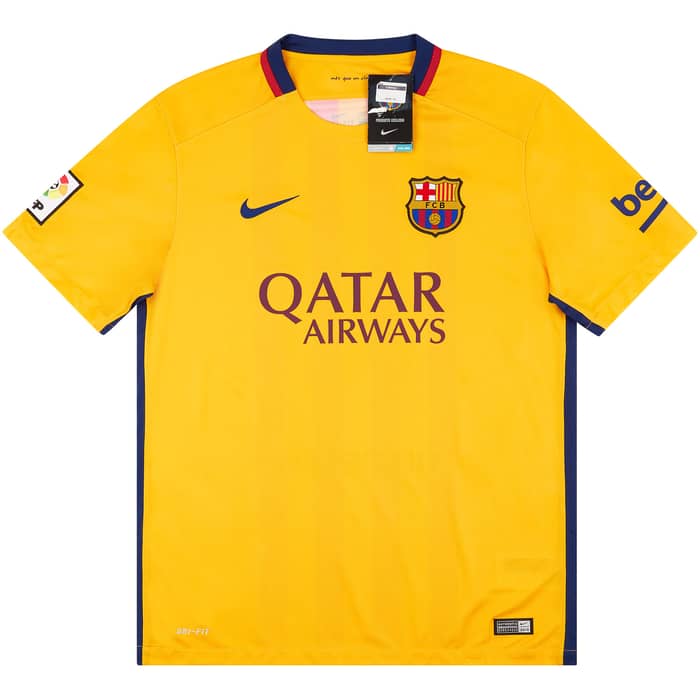 2015-16 Barcelona Away Shirt Messi #10 - NEW - (S)