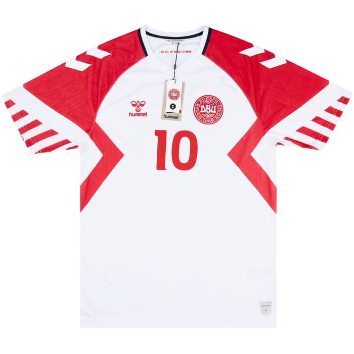 2023-24 Denmark Away Shirt Eriksen #10