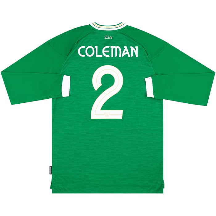 2020-21 Ireland Home L/S Shirt Coleman #2