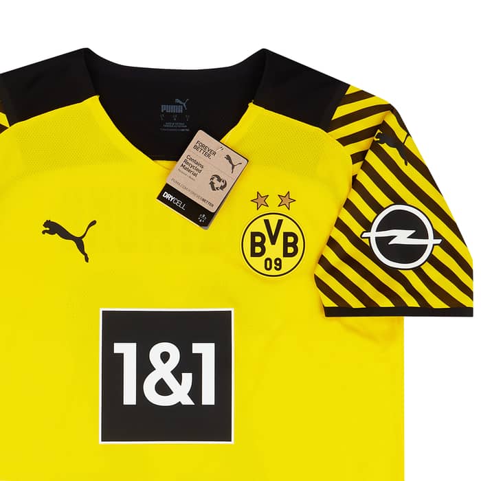 2021-22 Borussia Dortmund Player Issue Pro Home Shirt Haaland #9