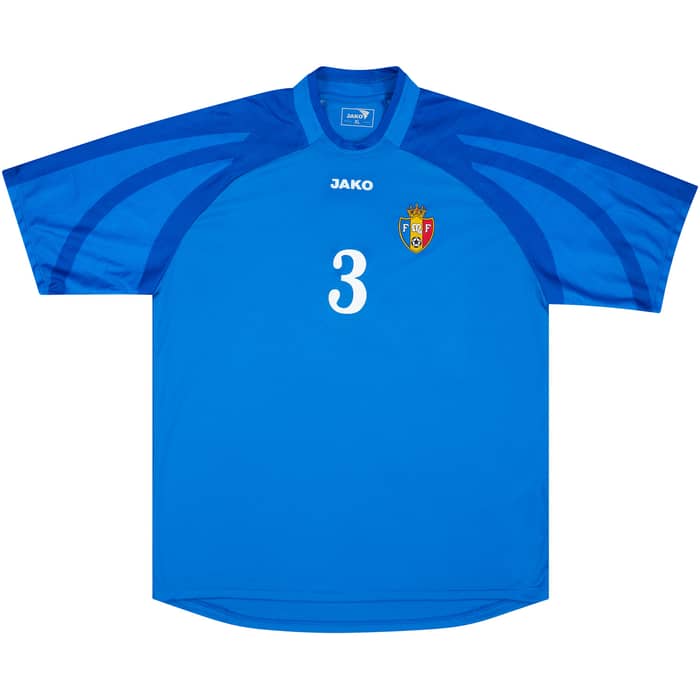 2006 Moldova Match Issue Home Shirt #3 (Corneencov)