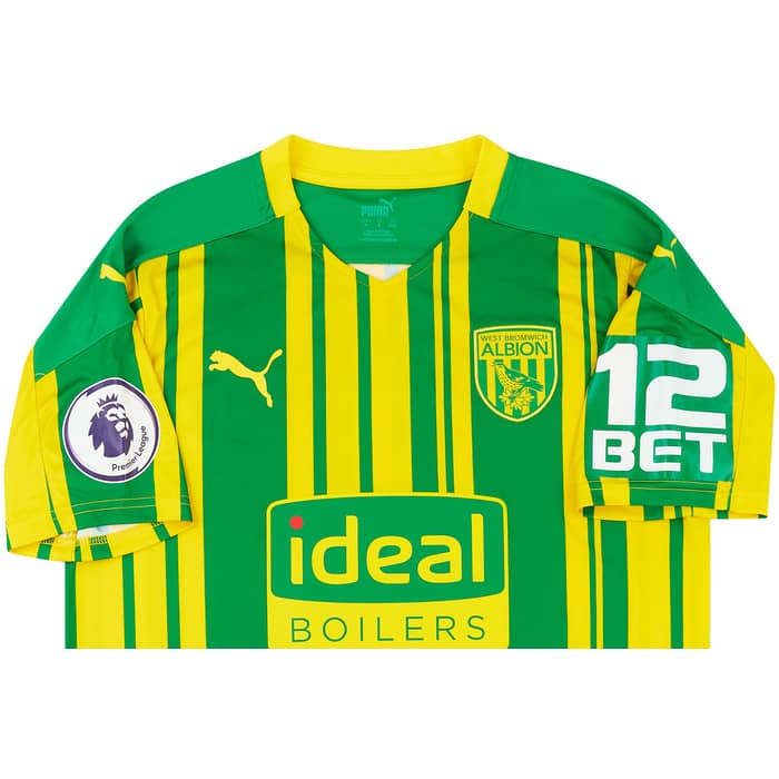 2020-21 West Brom Match Issue Away Shirt Furlong #2 (v Manchester United)