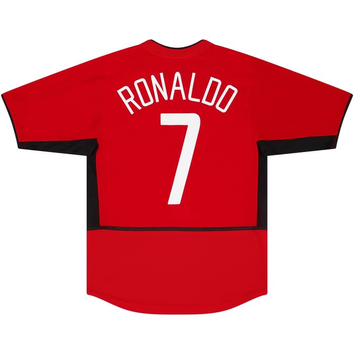 2002-04 Manchester United Home Shirt Ronaldo #7 - 6/10 - (S)