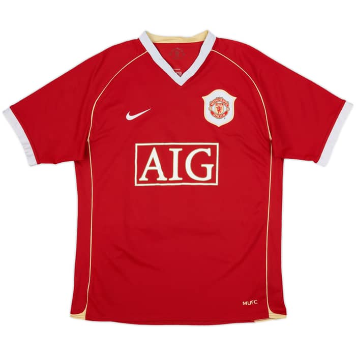 2006-07 Manchester United Home Shirt Solskjaer #20