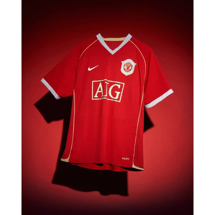 2006-07 Manchester United Maillot Domicile Solskjaer #20 - 8/10 - (S)