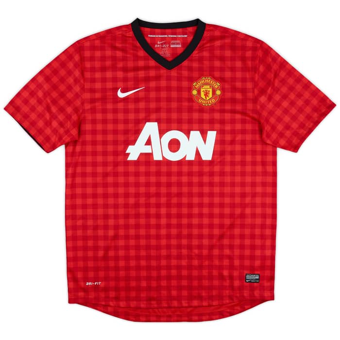 2012-13 Manchester United Home Shirt Vidic #15
